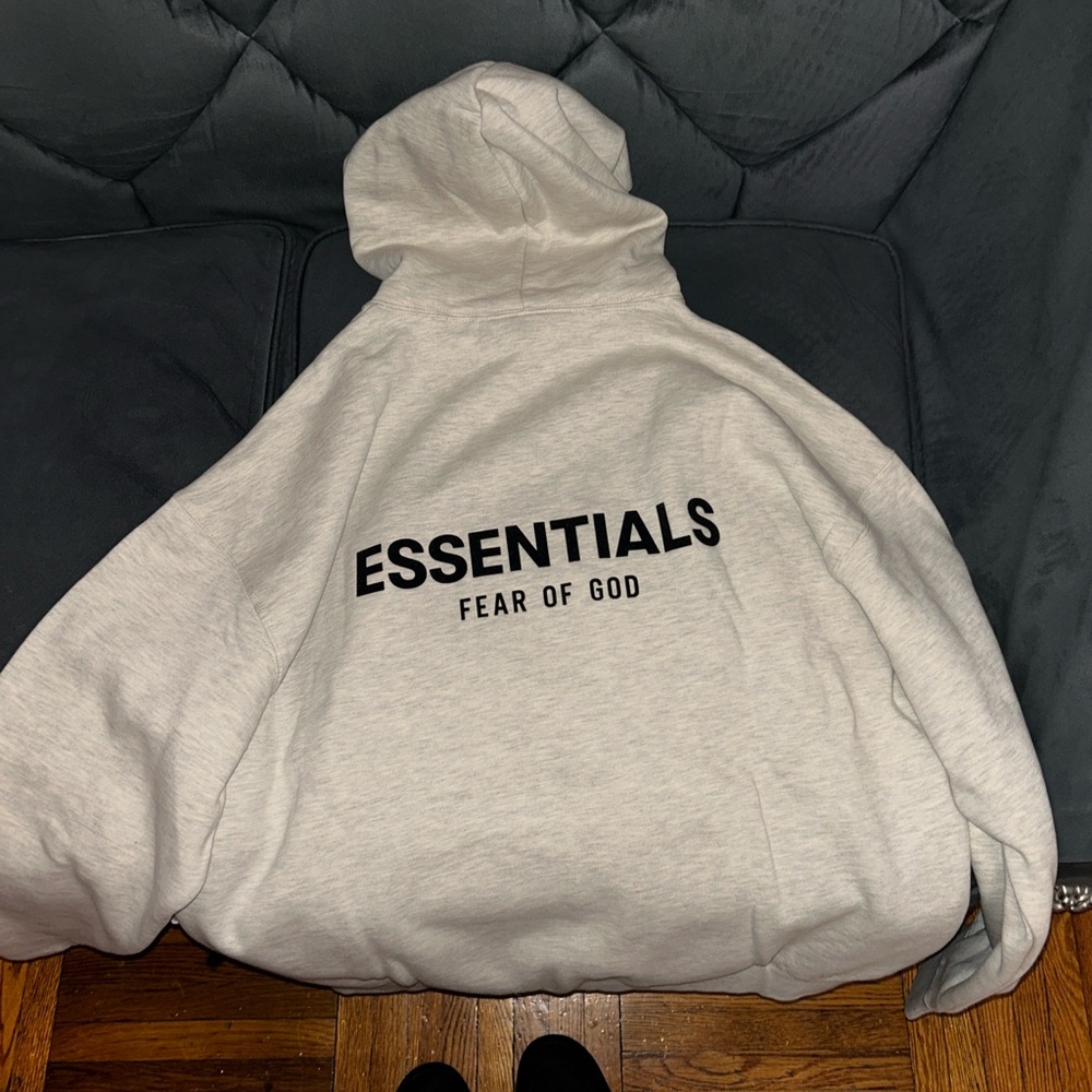 Fear of God Essentials Gray Hoodie
